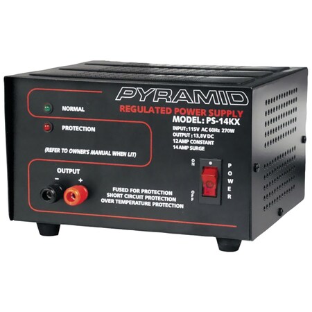 Pyramid Car Audio Bench 12A Power Supply PS14KX